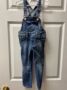 H&M Dark Blue Denim Overalls for Kids